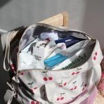 Torba do wózka z wyprawką na spacer i zapasowym ubrankiem